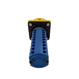 LW26GS-20/9 Padlock Cam Switch 20A 690V 9 Poles Power Rotary Changeover Selector 36 Terminals Screws ON-Off 2P Silver Contact