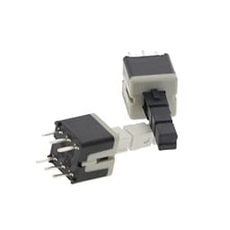 10pcs 8.5 * 8.5 Mm 6 Pin Mini Self-Locking/Momentary Push Button Switch DIP DPDT Multimeter Switch (Color : Self-Locking)(Self-Locking)