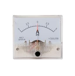 85C1-A DC /75mv Amperemeter Gauge Analog Panel AMP Current Meter10A -0-10A Ammeter 1A 3A 5A 20A 30A 50A 100A 200A 500A 1Pcs(1A -0-1A)