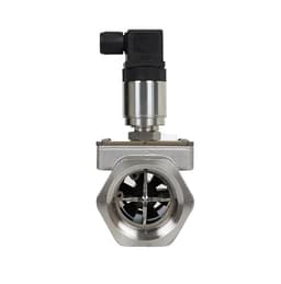 Liquid Flow Meter Sensor Stainless Steel Flow Meter Liquid Transmitter(DN25 Aluminum Alloy)