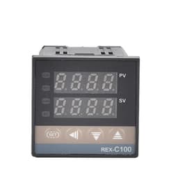 Digital Output Electronic PID Programmable Sensors Temperature Controller(REX-C100 J SSR)