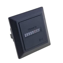 New 50Hz AC 24V 110V 220v Hour Meter Non-Resettable Square Sealed Hours Timer Meter Gauge Counter HM-1 (Color : AC 220V, Size : 50HZ)