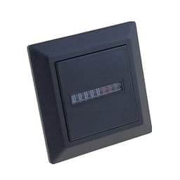 New 50Hz AC 24V 110V 220v Hour Meter Non-Resettable Square Sealed Hours Timer Meter Gauge Counter HM-1 (Color : AC 220V, Size : 50HZ)