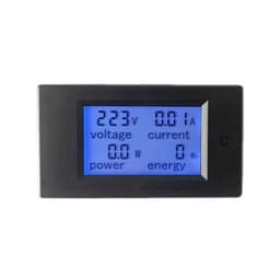 1pc AC Multifunction Voltmeter Meter Energy Power Monitor AC 80-260/100A Volt Amp Power Tester Voltmeter Ammeter Current(20A Without Coil)