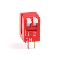 10Pcs/lot Slide Type Lateral Switch Module 2 3 4 5 6 8 Bit .54mm Position Way DIP Red Pitch Toggle Snap(Blue)