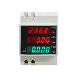 D52-2058 Digital Display AC Voltage Current Power Meter Frequency Household Multi-Function 1Pcs(200-450V Built-in CT)