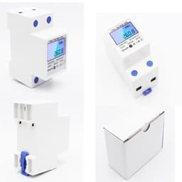 Multi Function Rail Watt Hour Meter 220v 5-80a 50hz Din
