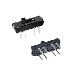 10Pcs MINI Miniature DIP Slide Switch Plug-in 8PIN 2P3T 3 Position DPTT Toggle Handle High 2mm
