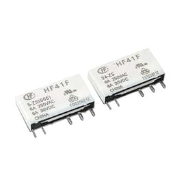 5PCS 41F-1Z-C2-1 HF41F 5V 12V 24V 60V ZS 6A Slim Relay Mount On Screw Socket with and Protection Circuit 24VDC/AC 41F-1Z-C4-1(5PIN 5V 5Pcs)