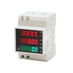 D52-2058 Digital Display AC Voltage Current Power Meter Frequency Household Multi-Function 1Pcs(200-450V Built-in CT)