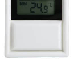 Outdoor Landscape Thermometer with Memory White Window Temperature Meter