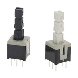 10pcs 8.5 * 8.5 Mm 6 Pin Mini Self-Locking/Momentary Push Button Switch DIP DPDT Multimeter Switch (Color : Self-Locking)(Self-Locking)