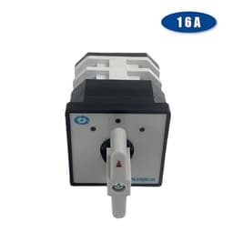 LW12-16/2 Control Circuit 3 Position Rotary Switch 2 Pole 16A Silver Contact Universal Gear Cam Changeover Selector
