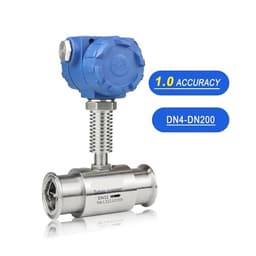 Flow Sensor 0-10V High Temperture 4-20mA Flow Meter Thread Connection Flowmeter(DN20)