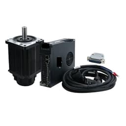 Servo Motor 110ST-M04030 AC 220V 380v 1.2KW Servo Motor 3000RPM 4NM 1200W Single-Phase Drive Permanent Magnet Matched Driver A-SVD 30A(No Brake 380v)