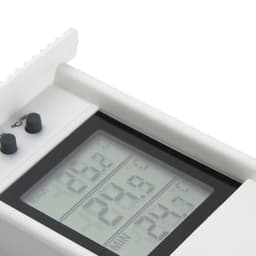 Outdoor Landscape Thermometer with Memory White Window Temperature Meter
