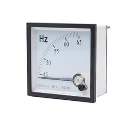 SQ-96-HZ Pointer Type AC 100/220V/380V Analog Panel Frequency Meter Tester Gauge Hertz Indicator 45-55Hz 45-65Hz 55-65Hz 96x96mm 1Pcs(45-55Hz,110V)