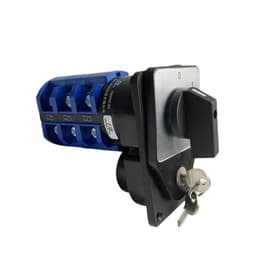 LW26-63/3 Off-ON with Key 63A 690V Circuit Control Selector Three Poles Silver Contact YMW26 Changeover Rotary Cam Switch