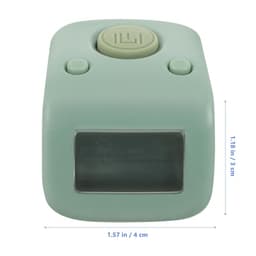 Digital Finger Hand Counter with Ring, USB Rechargeable Six Digit Display