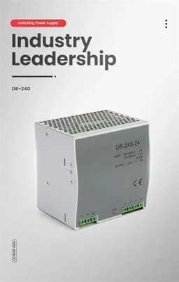 240W Din Rail Power Supply Source 24V 10A Ac Dc Converter DR-240-24 SMPS Switching Power Supplier for CNC CCTV led Light