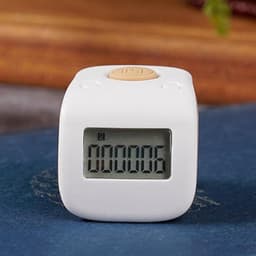 Hemobllo Rechargeable Digital Finger Hand Counter with Ring, 6 Digit
