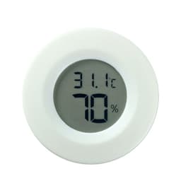 ABS Circular Embedded Electronic Digital Temperature Humidity Meter
