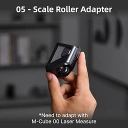 HOZO M-Cube Laser Measuring Tool Adaptor 05 Scale Roller,Electronic Digital Tape Measure with Laser,Infinite Customized Scales and ±1/32 inch