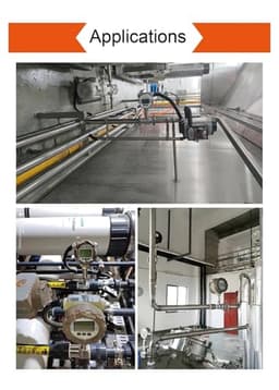 304 Stainless Steel Turbine Flow Meter Liquid Sensor Inline Pipeline Water Transmitter 4-20mA Output