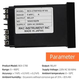 REX-C100/C700 Relay Digital PID Temperature Controller Thermostat Universal