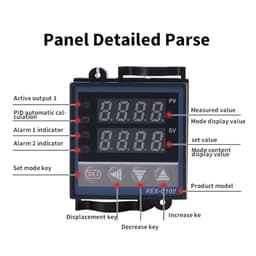 REX-C100 C400 C700 C900 Digital Multy Input PID Temperature Controller