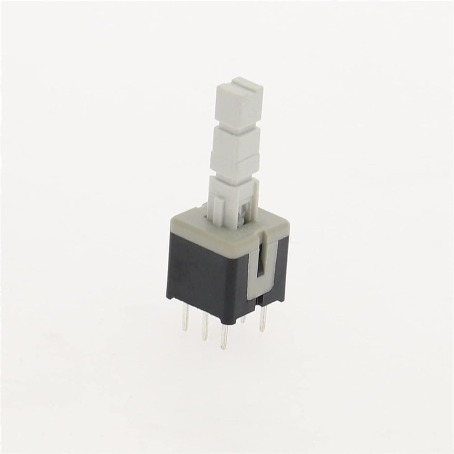 10pcs 8.5 * 8.5 Mm 6 Pin Mini Self-Locking/Momentary Push Button Switch DIP DPDT Multimeter Switch (Color : Self-Locking)(Self-Locking)