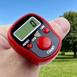 Click Counter - Handheld LED Digital Electronic, Resettable Counting Tool