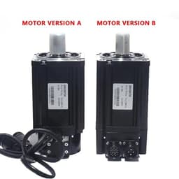 2.39NM 3000RPM 0.75KW servo Motor Single-Phase AC Drive Permanent Magnet Matching Driver 80ST-M02430 220V 750W AC servo Motor.(Package A BK)