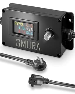 AC Power Meter 250V 20A N6-20P to N6-20R Outlet Monitor with Breaker