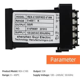 REX-C100/C700 Relay Digital PID Temperature Controller Thermostat Universal