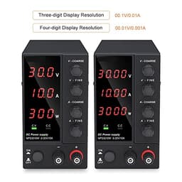 DC Power Supply Variable, Adjustable DC Power Supply 30V 10A LED Lab Power Supply 60V 5A Voltage Regulator Stabilizer Switching Bench Source