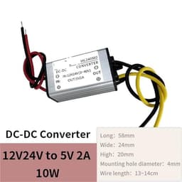 9V 12V 24V 36V to 5V 3A 10A 30A Step Down Converter Car LED Power Supply