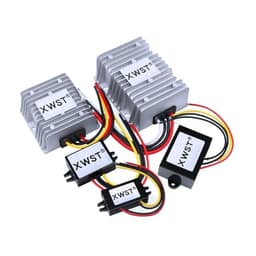 Waterproof 48V to 24V Converter 36V 48V to 24V 1-60A Step Down Solar Inverter Voltage Regulators Module(10A Aluminum L)