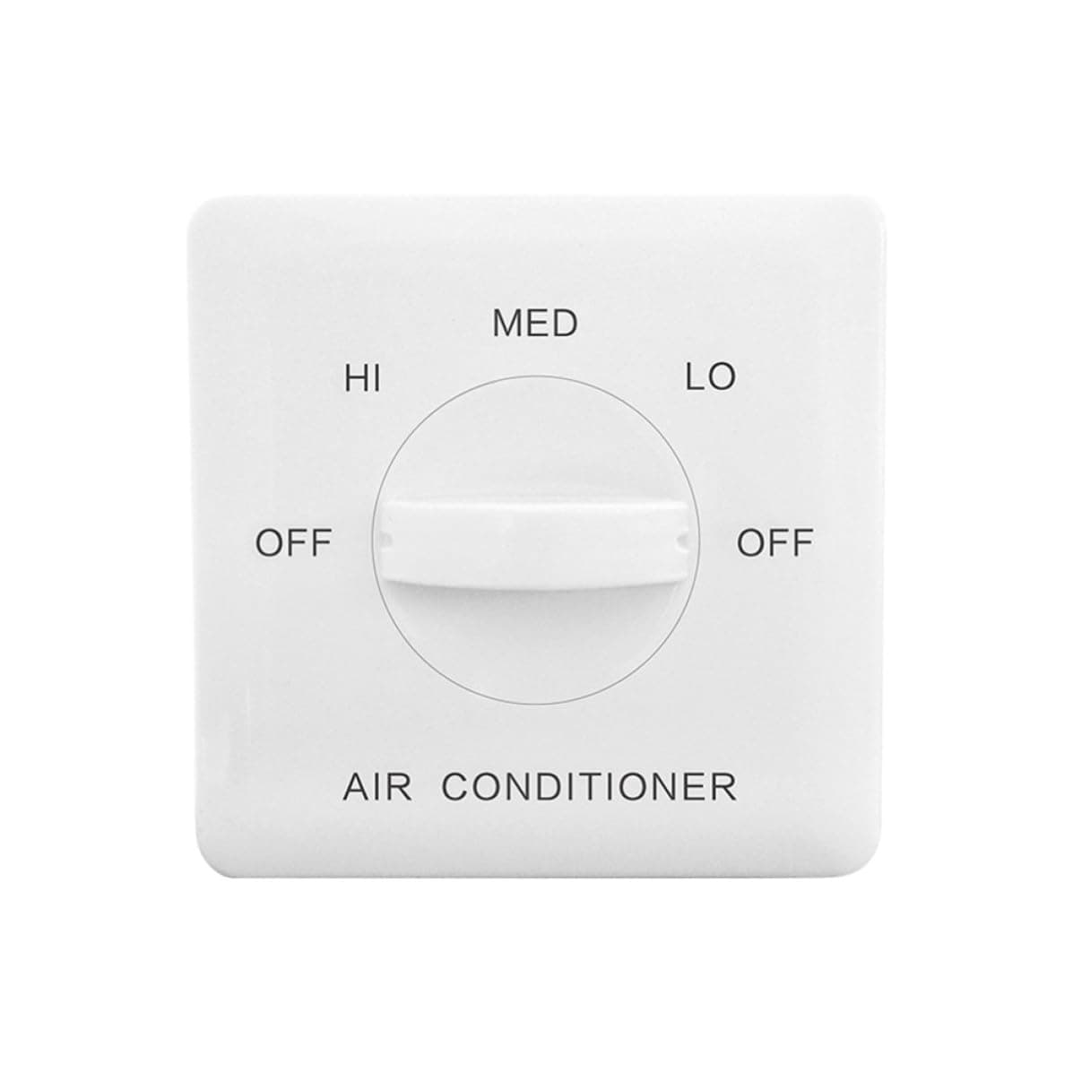 White Fan Coil Temperature Controller, Three-Level Wall Switch, 220v