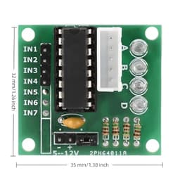 ULN2003 Stepper Motor Driver Board, 5V 4-Phase, 5 Pack