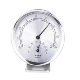 Metal Temperature and Humidity Meter Home Hanging Dual-use Office and Dry Thermometer