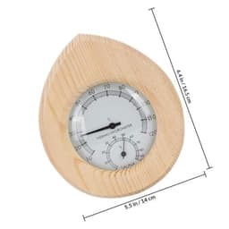 Sauna Temperature Humidity Meter for Indoor Monitoring Wall Hanging
