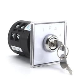 Rotary Changeover Switch 4 Position 12 Terminals 5A LW6Y-2/C121 Screw Type