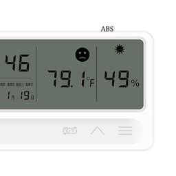 Wall Mounted Indoor Temperature Humidity Meter for Household Use with Digital Display of Time Air Detection