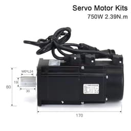750W Bus Type Servo Motor Driver Kits 2.39N.m 220V 5A Absolute Value