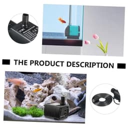 12V DC Brushless Submersible Water Pump for Fish Tank, Pond, Garden