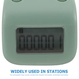 Digital Finger Hand Counter with Ring, USB Rechargeable Six Digit Display