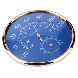 Large Round Thermometer Hygrometer Temperature Humidity Monitor Meter Gauge