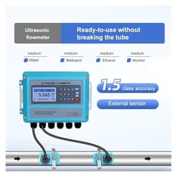 Flowmeter Wall-Mounted Liquid Flow Sensor RS485 4-20mA Signal Output(DN50-700-01)