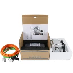 200W 400W 600W 750W 1000W Ethercat AC Servo Motors Drivers 3000RPM 220V AC Servo Motor Driver Kit for Automated Machine(400W 17Bit Absolute)